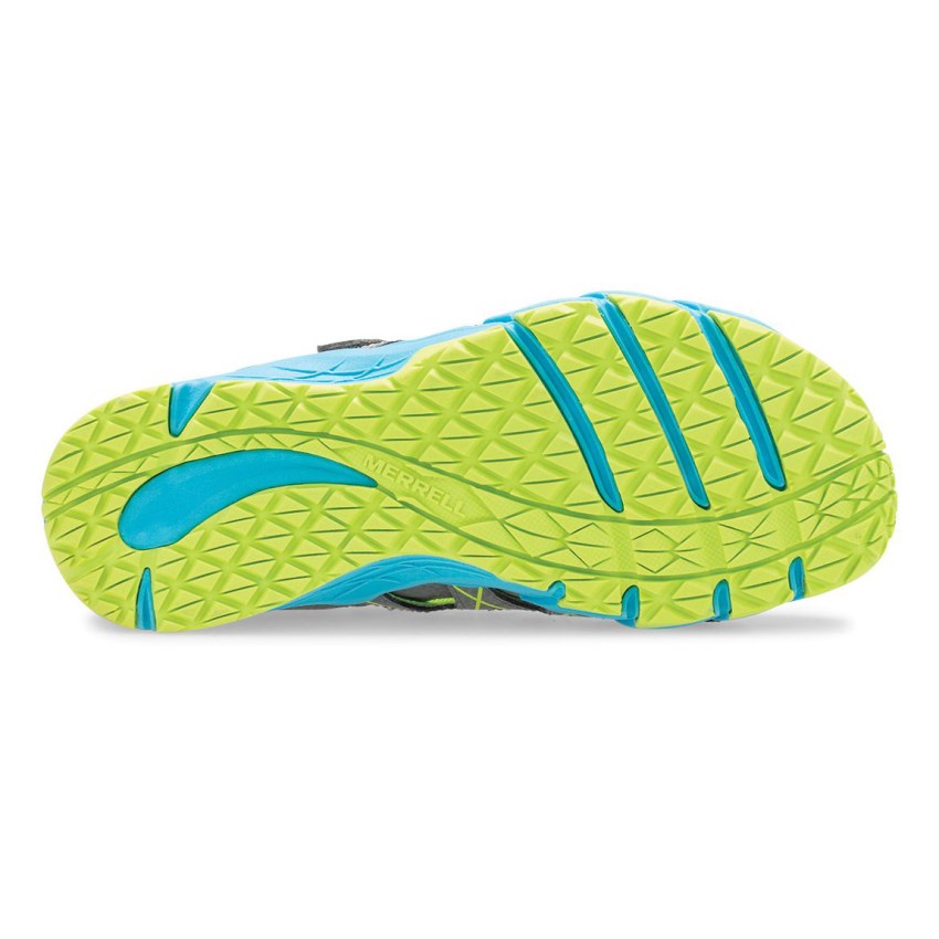 Sandales Merrell Hydro Quench Grise/Turquoise Enfant | E.A.TWWD